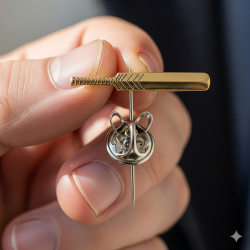Cricket Bat & Ball Lapel Pins | Stylish Cricket Accessory