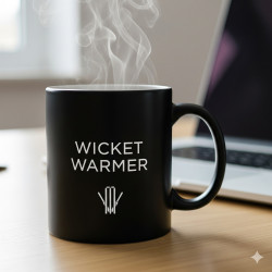 Wicket Warmer Mug | Cricket-Themed Coffee Mug