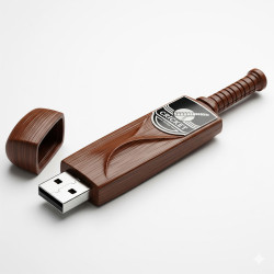 Cricket Bat-Shaped Pen Drive | Unique Tech Gadget