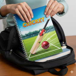 Cricket-Themed Diary/Notebook | Cricket Gifts