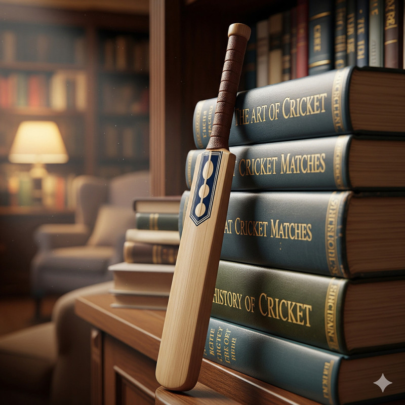 Miniature Cricket Bat | Handcrafted Cricket Souvenir