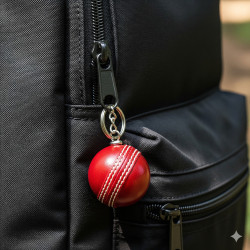 Mini Leather Cricket Ball Keychain | Cricket Gifts
