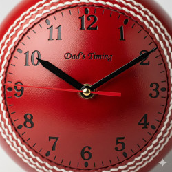 Personalized Cricket Ball Clock